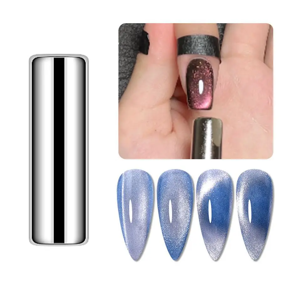 1pc zylindrischer Magnets tift 5d Nail Art UV-Gel Katzenauge Effekt Maniküre-Werkzeug Multifunktions-DIY-Magnet für Gel-Lack