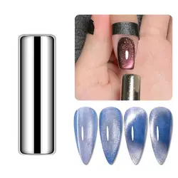 1Pc Cylindrical Magnetic Stick 5D Nail Art UV Gel Cat's Eye Effect Manicure Tool Multi-function DIY Magnet for Gel Varnish