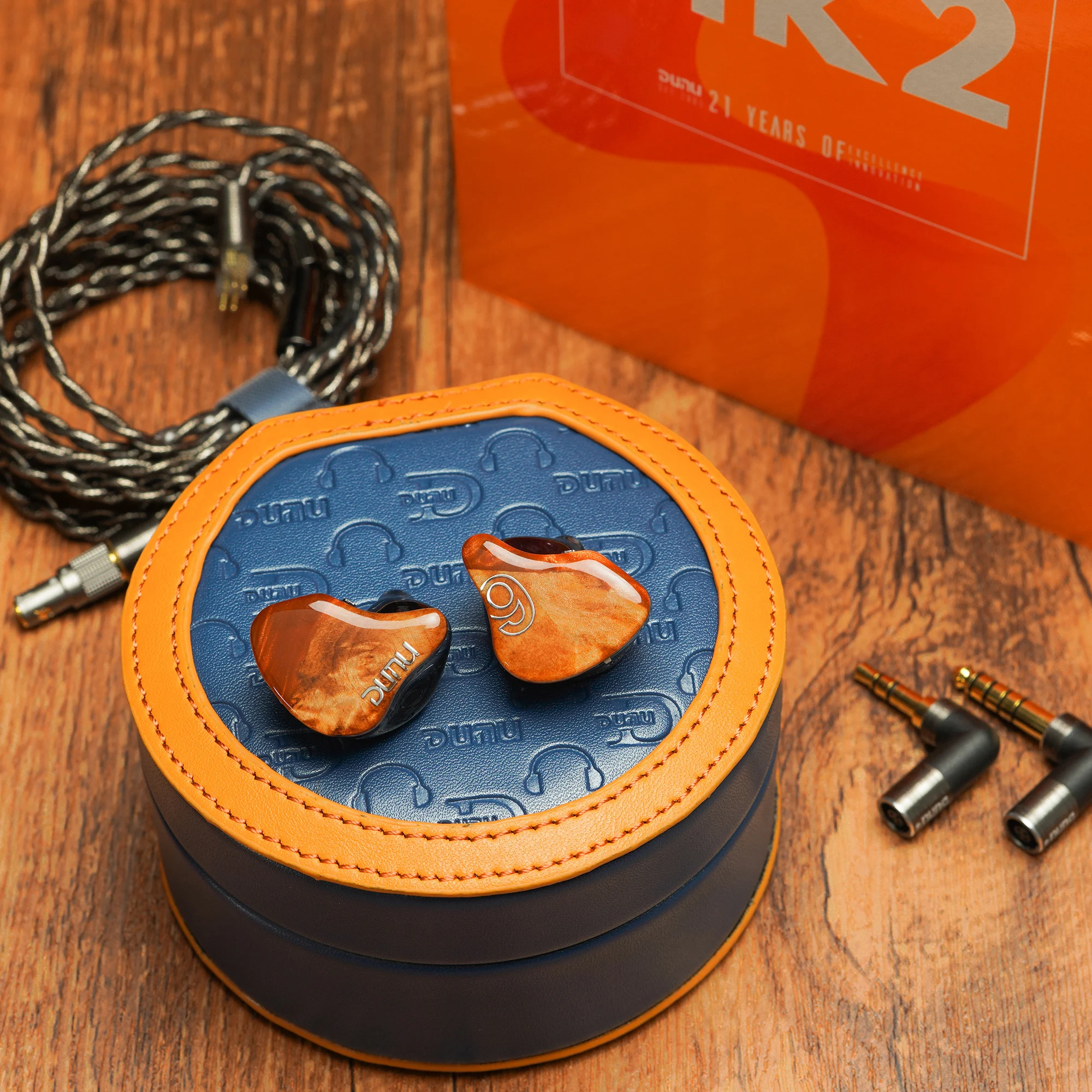 DUNU SA6 MKII / MK2 6BA In-Ear Monitors IEMs 6 Balance Armature Drivers Earphones 2 Tuning Switch Solid Wooden Covers Headphone