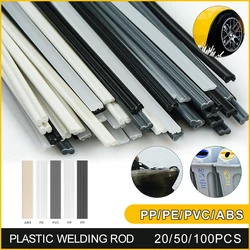 20/50/100Pcs Plastic Welding Rods Set 20cm PP/PE/PVC/ABS Polypropylene Welding Sticks Car Bumper Repair Tools For Plastic Welder