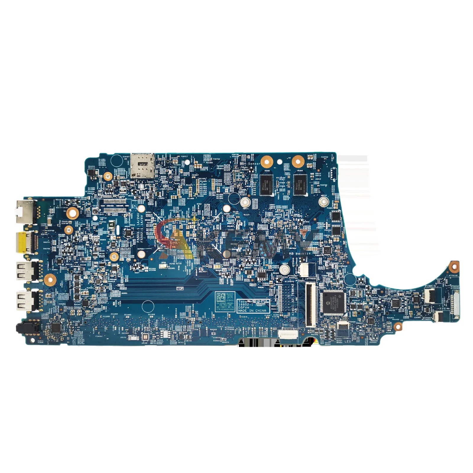 لوحة رئيسية 16852-1 لـ DELL Latitude 3480 3580 مع وحدة المعالجة المركزية i3 i5 i7 CN-02V63C 004JRR 0TD9WG 08NCKY تم اختبارها بشكل جيد