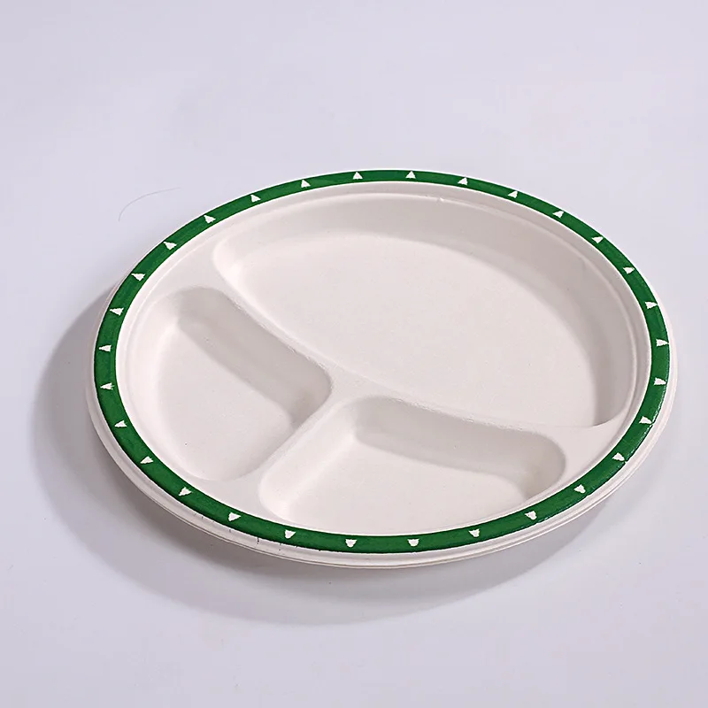Customized. Processing Customized Disposable Bowl Home Use Set Disposable Tableware Commercial Plate Paper Bowl Cake Plate Plate