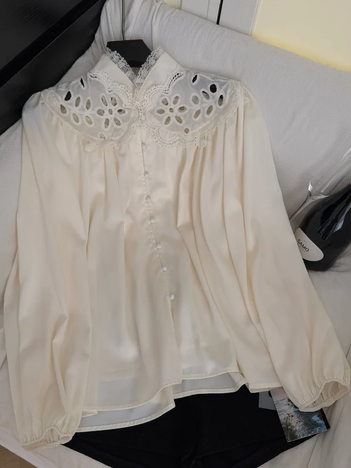 

Ele, свободный женский воротник-стойка с цветочным принтом, irt, осенний придворный дизайн, Sensation, зима 202, теплое полиэфирное волокно