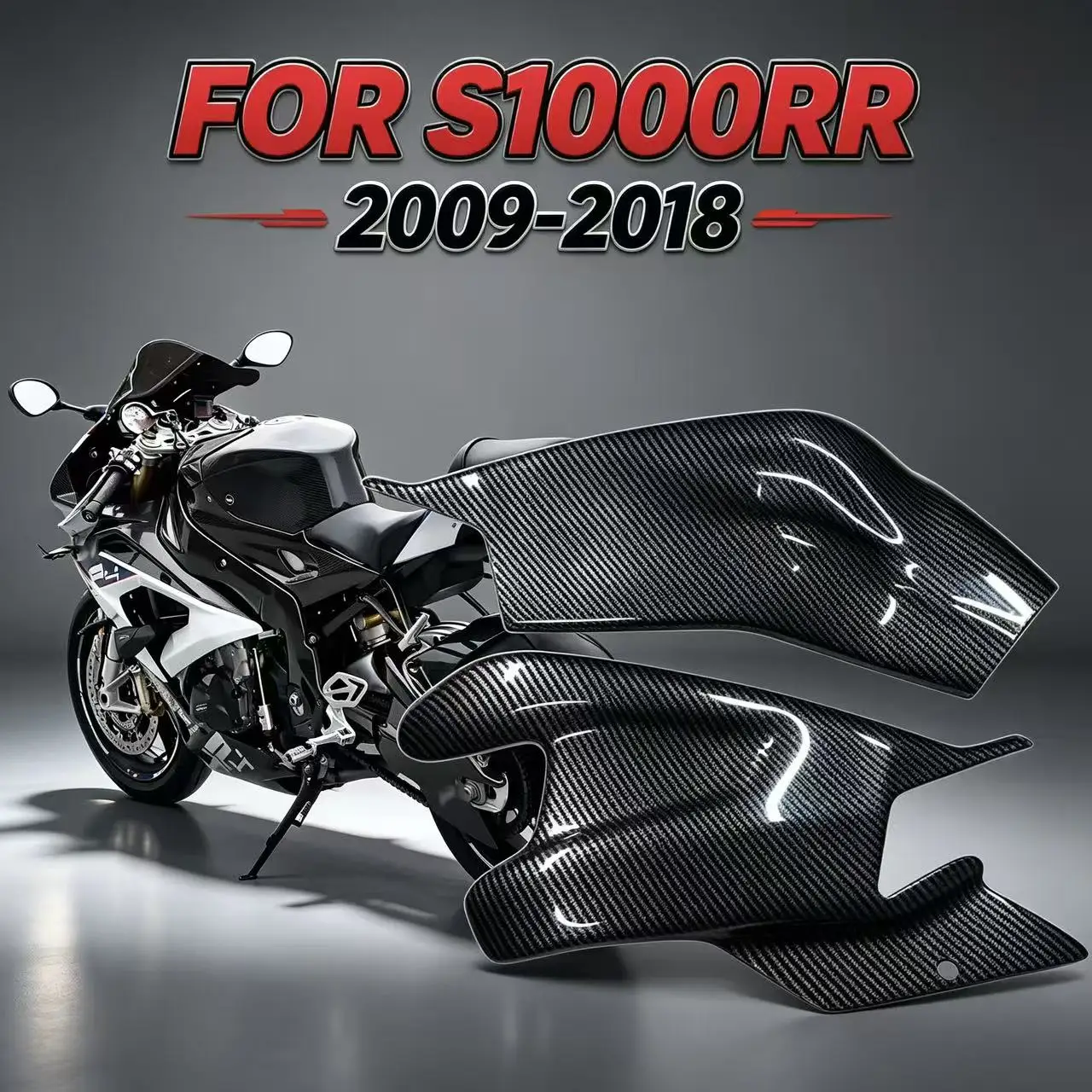 for BMW S1000RR 2009-2018 S1000R 2014-2022 Motorcycles rear rocker arm Flat fork rocker arm protective cover Fairing kit