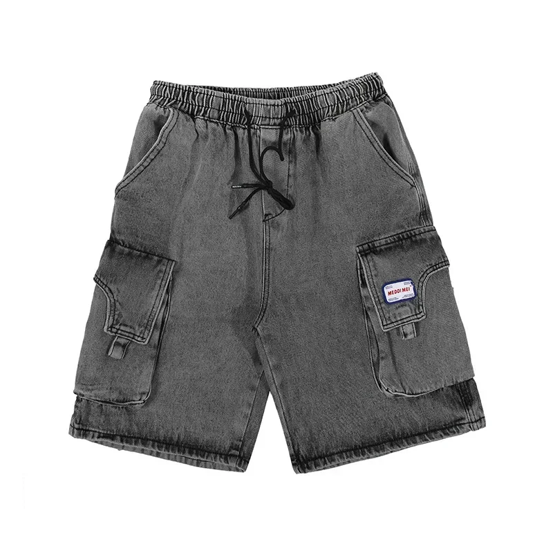 Men's Denim Casual Shorts 2025 Tooling Style Wear All-match Trend Jeans Summer Women Half Denim Pants Unisex Cargo Streetwear