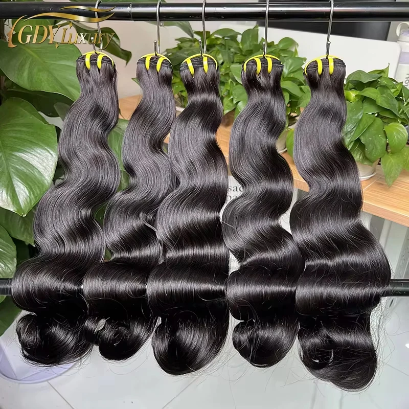 15A Grade Double Drawn Raw Virgin Bundles Human Hair Vietnamese Hair Body Wave Bundles Human Hair Unprocessed Hair Extensions