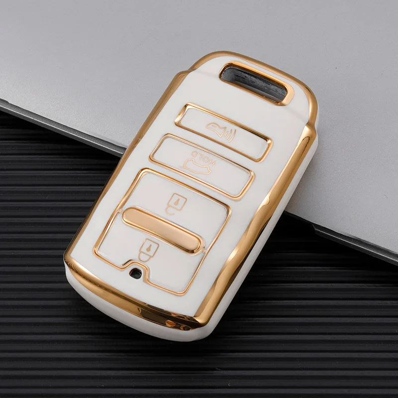 4 Tasten für KIA Cadenza K9 K7 K-04 Sorento K900 und neue K7 TPU Auto Shell Fob Cover Halter Autoschlüsseletui Schlüsselanhänger Schutz – Detail 4