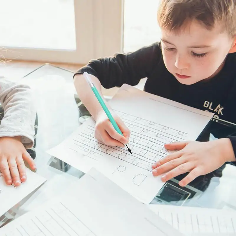 Eternal Pencil Infinity Pen Erasable 6 PCS Unlimited Inkless Writing NO-Sharpening Pencils For Kids