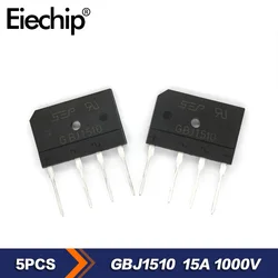 5PCS GBJ1510 Rectifiers Diodes 15A 1000V Diode bridge rectifer electronic components