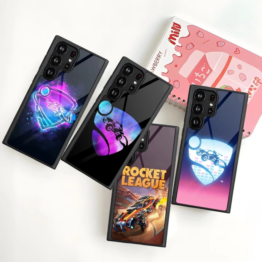 R-Rocket L-League Game Phone Case For Samsung Galaxy S26 S25 S24 S23 S22 S21 S20 FE Edge Plus Ultra PC+TPU Cover