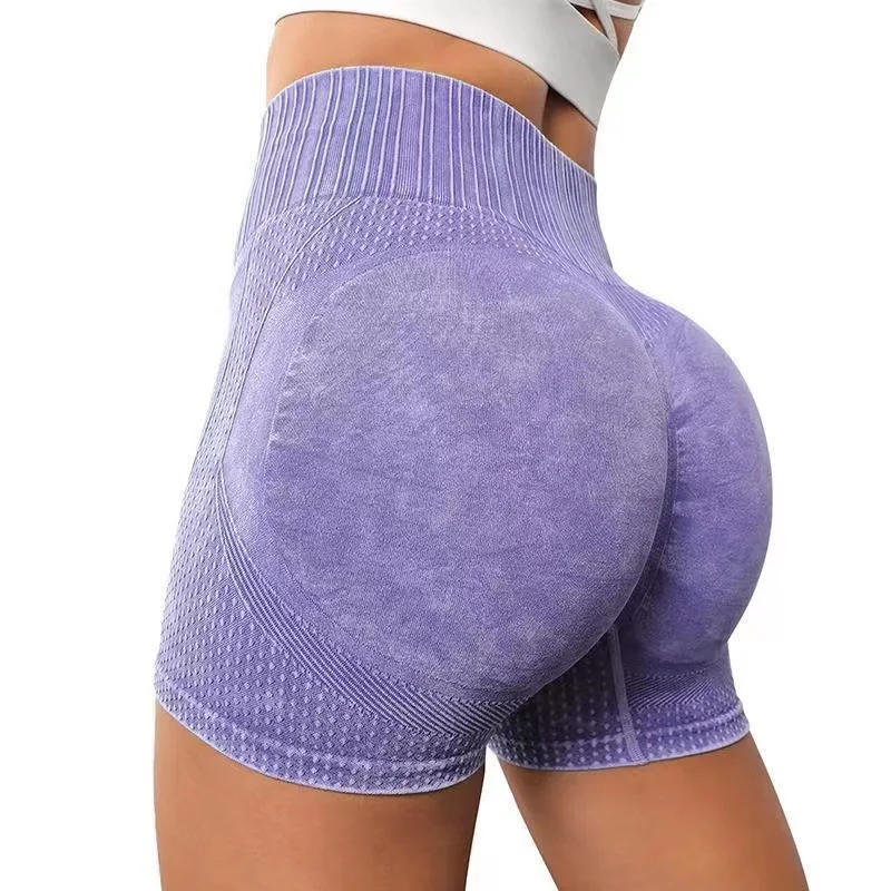 WANAYOU Pantaloncini da yoga da donna Pantaloncini da allenamento traspiranti a vita alta Fitness Yoga Lift Butt Fitness Yoga Gym Pantaloni corti da