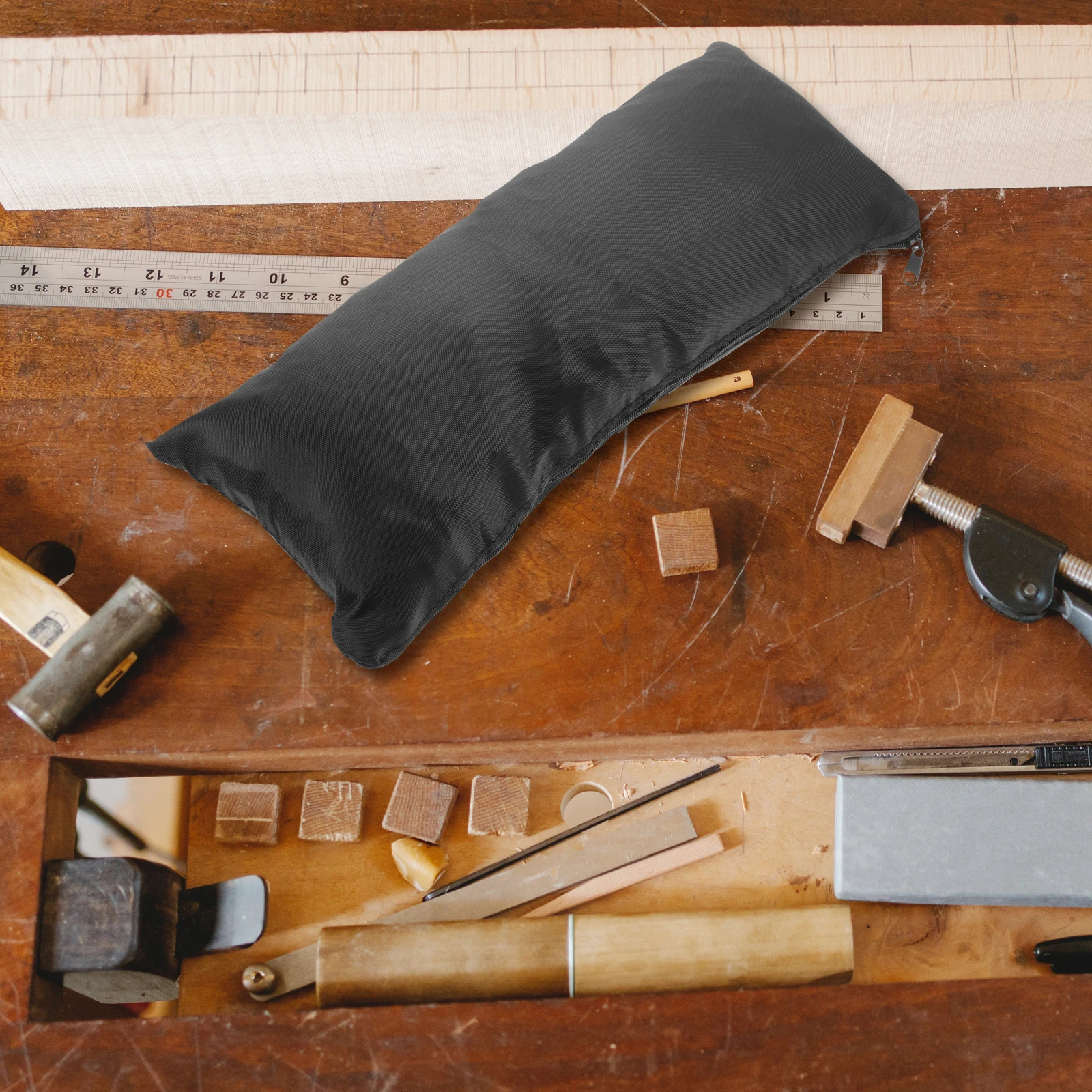 3 قطعة أكياس تخزين مقاومة للماء في الهواء الطلق 12X8 بوصة منظم أدوات الثقيلة لأدوات الشوي السفر التخييم أداة شواء حقيبة #4