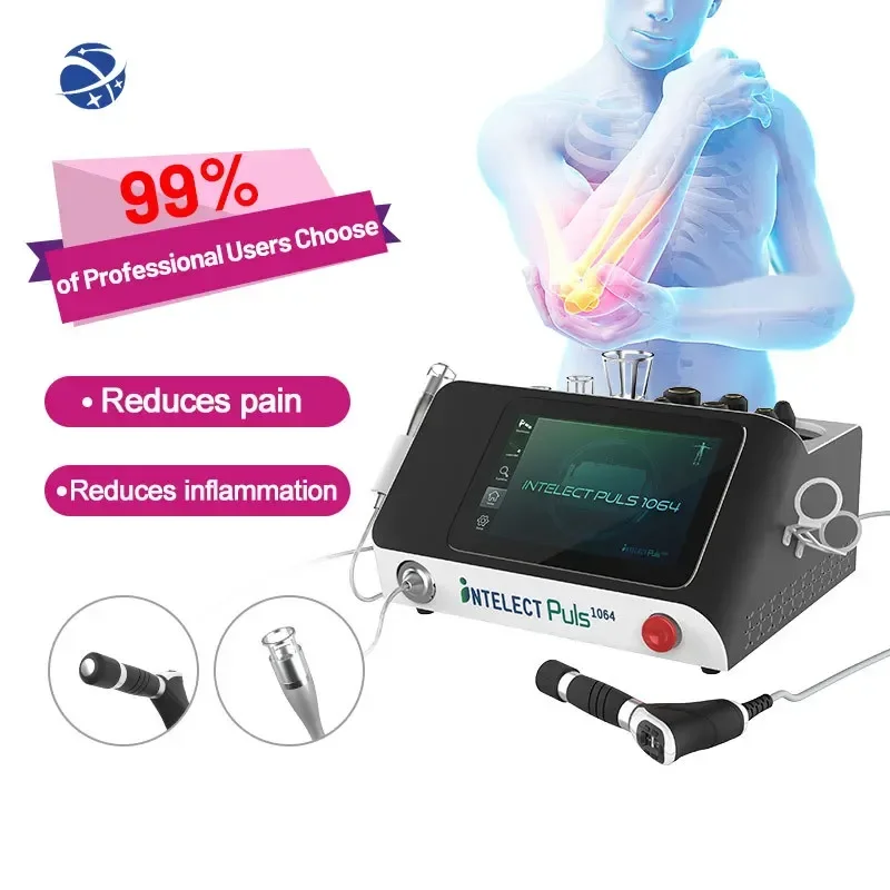 Mesin terapi Laser, alat terapi Laser intensitas tinggi, alat terapi Shockwave, 10 Bar, fisioterapi, pereda sakit