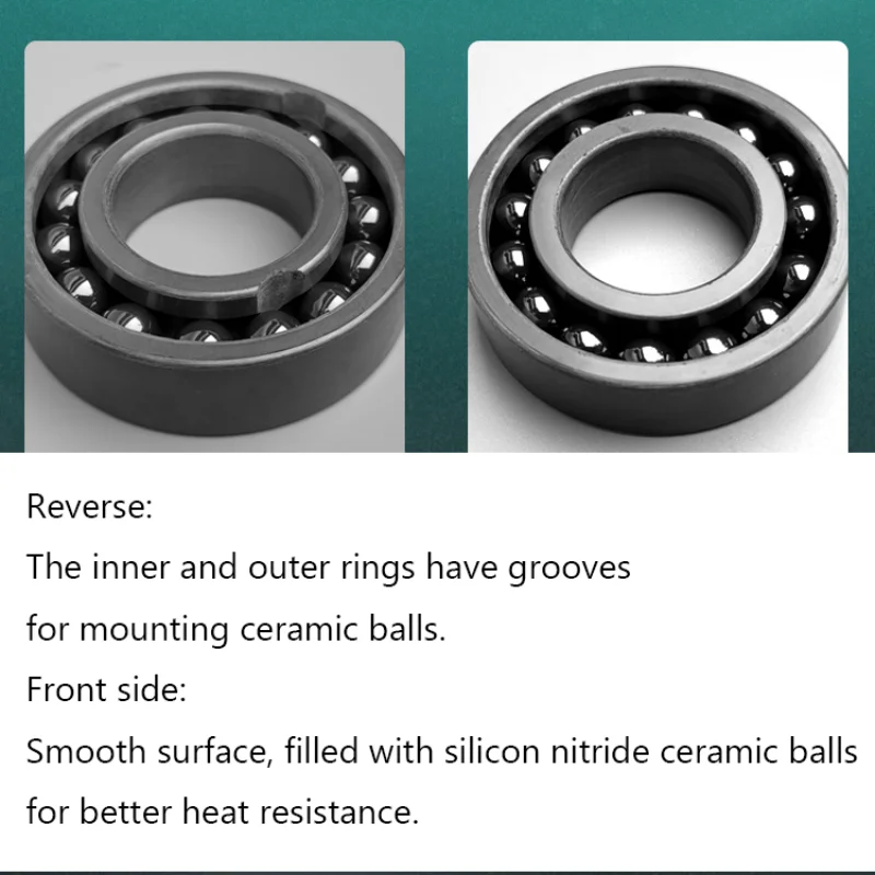 كامل الخرز نيتريد السيليكون السيراميك تحمل 606 608 625 688 6000 ~ 6008 6200 ~ 6210 6800 ~ 6806 6900 ~ 6906 ارتفاع درجة الحرارة تحمل