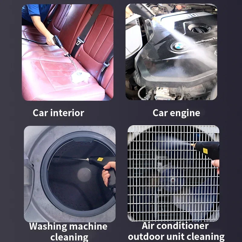 Steam Cleaner High Temperature Disinfection Air Conditioning Kitchen Range Hood Household Car Handhold Steam Cleaner US /EU Plug