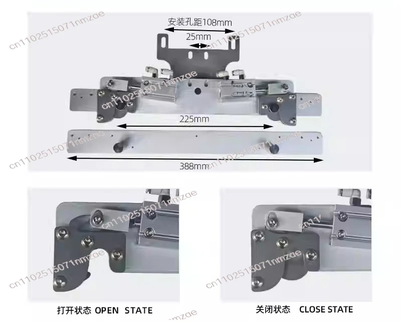 

Pattern Machine Quick Mold Change Fixture Buckle Type E 3020/2516 Pattern Machine Aluminum Fixture Accessories