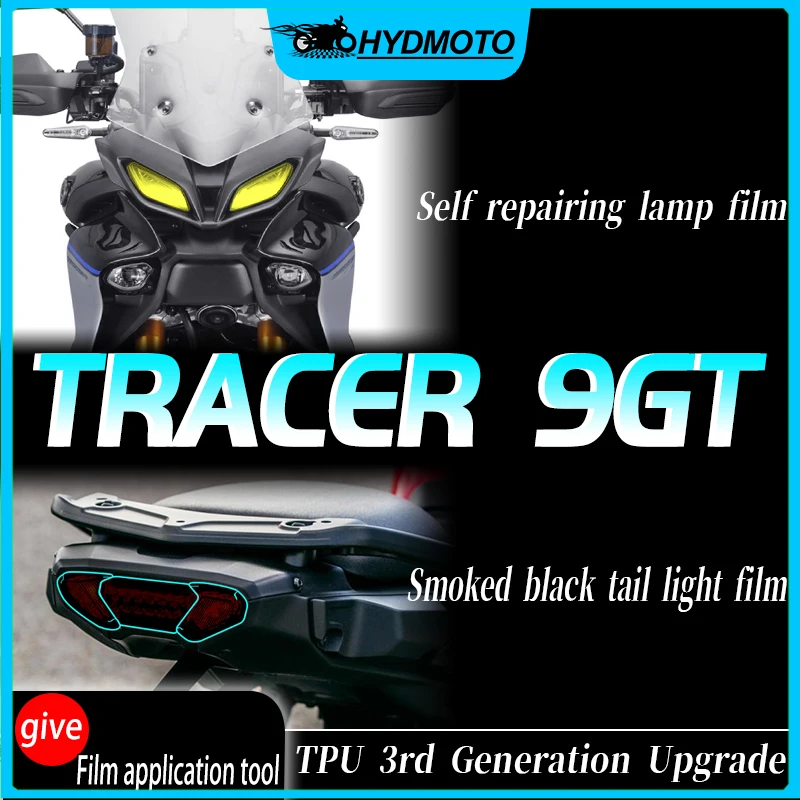 Dla Yamaha Tracer 9 GT 900 GT Tracer 9 GT 900 GT zmodyfikowane akcesoria reflektory tylne światła tylne folia naklejka dekoracja