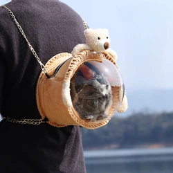 Hamster Outgoing Portable Bag Parrot Takeout Backpack Hamster Dwarf Rabbit Porpoise Dutch Pig Hedgehog Travel Bag