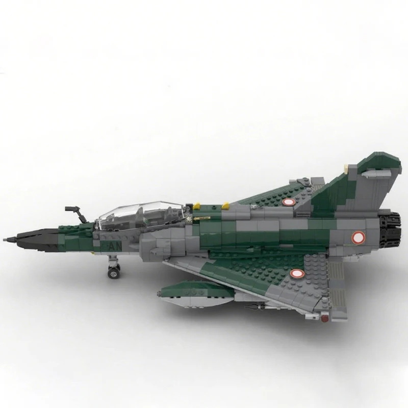 1144PCS MOC Creative Model Dassault Mirage N Custom Building Blocks Architecture DIY Assembly Display Gift Collectible Blocks