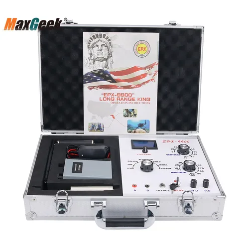 Maxgeek EPX9900 지하 금속 탐지기, 깊은 장거리 금 EPX-9900 50M 파인더, 금 다이아몬드 주석 납 구리 은 파인더