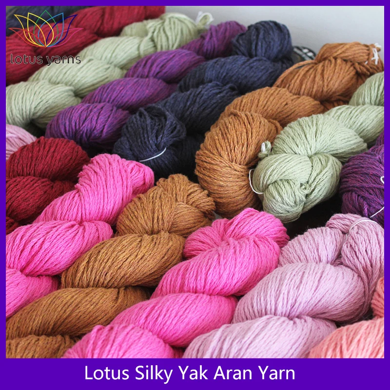 1*50g hank  Silk Yak Aran Weight Yarn  Hand knitting Crochet DIY Soft For Fashion Garments Baby Clothes