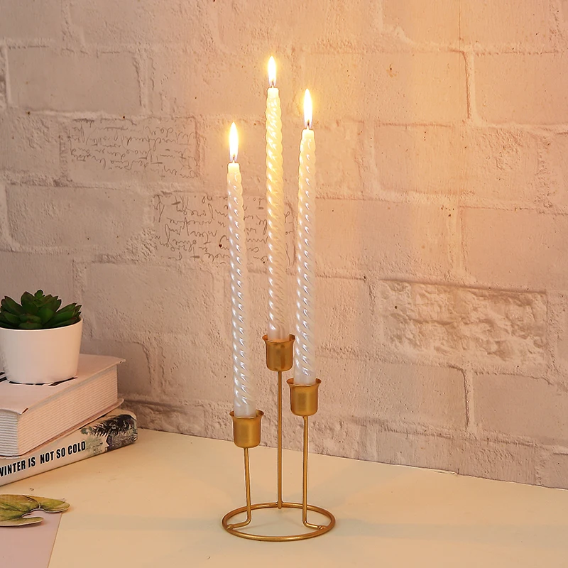 

Golden Candle Holder Romantic Table Candlelight Dinner Props Small Candle Holder Tall Candle Holder Candle Light Home Decor