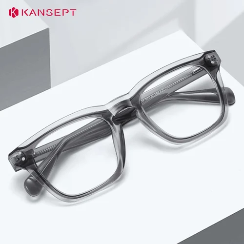 Imagen 2 del producto KANSEPT monturas de gafas para hombre, gafas graduadas para mujer, gafas originales, gafas para mujer, lentes para miopía para leer