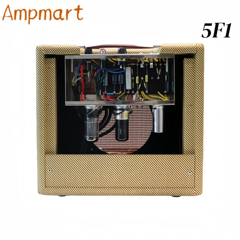 5E3 5F2 Retro Guitar Amplifier Cabinet Portable Vintage Guitar Speaker Box Home Use Guitar Audio Amplifier Cabinet view 2