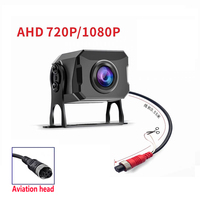 Reversing image 170 AHD 1920*1080P fisheye lens wide-angle lens HD starlight night vision car rearview camera bus card car