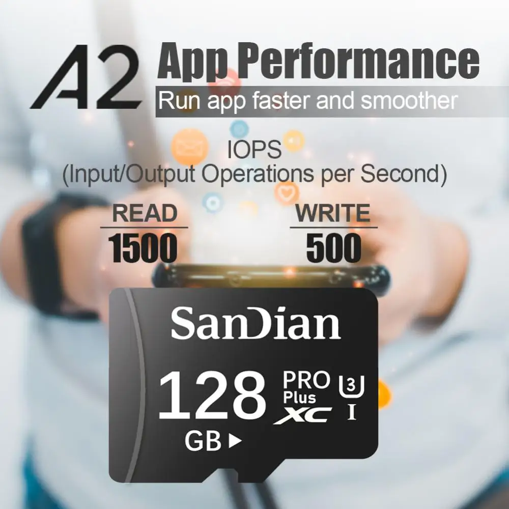 2TB Memory Card A2 Class 10 V30 TF Card 1TB Mini SD Card 512GB High Speed Micro TF SD Card 256GB For Nintendo Switch