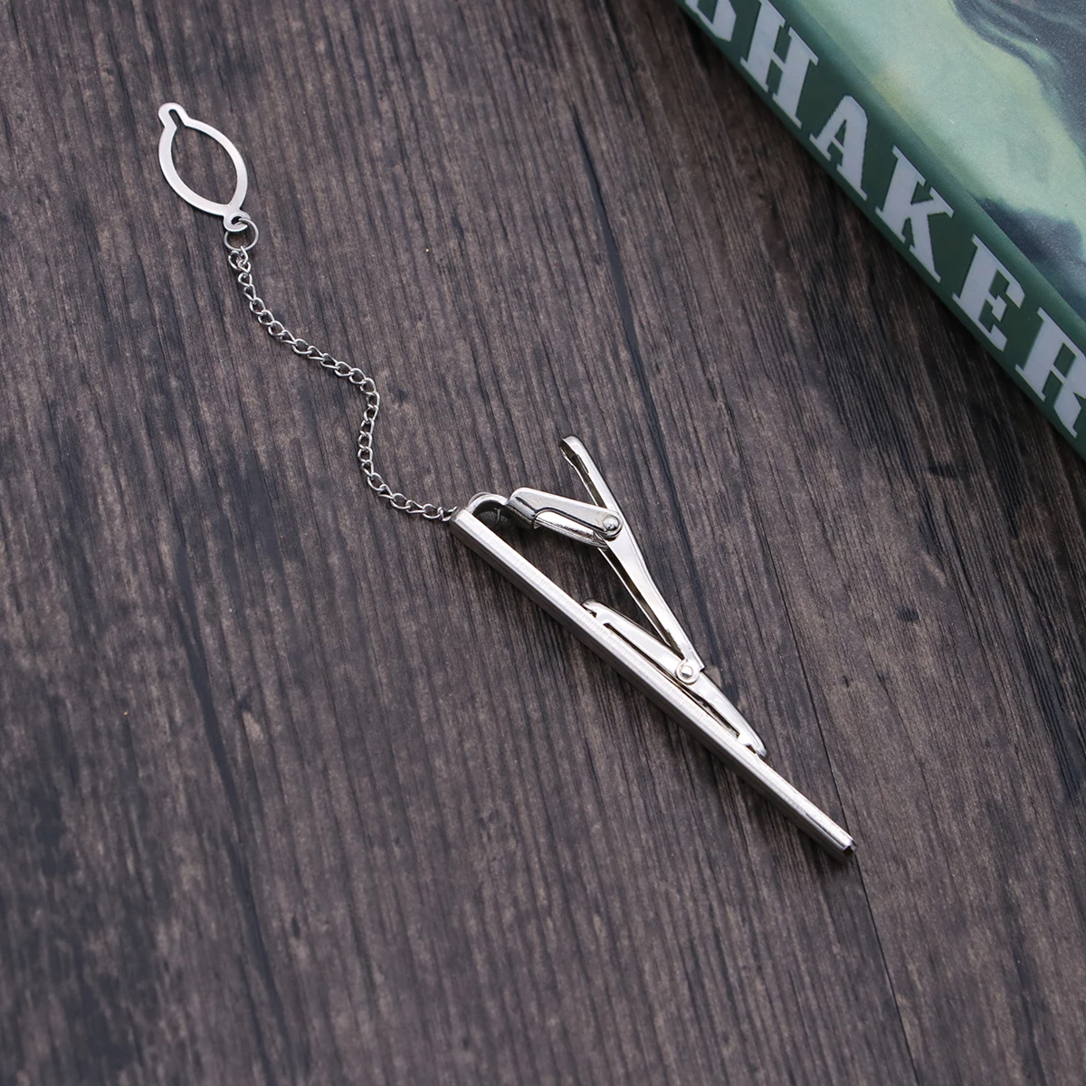 

Business Lapel Clip Men Tie Clips Necktie Bar Metal Clamp Clasp Pinch Formal Wear