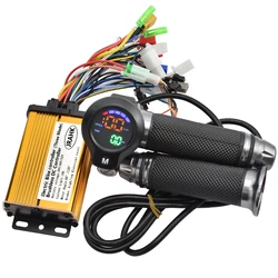 JRAHK 36V-52V Electric Bicycle Controller Kit 250w-350w BLDC Controller LCD Liquid Crystal Throttle