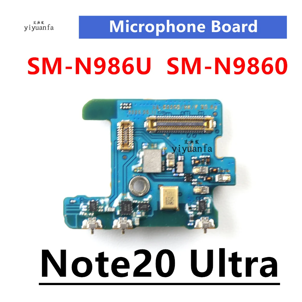 For Samsung Galaxy Note 20 Ultra 4G 5G N981U N980F N985F N986U N986N Mic Microphone Board Flex Cable Replacement Repair Parts