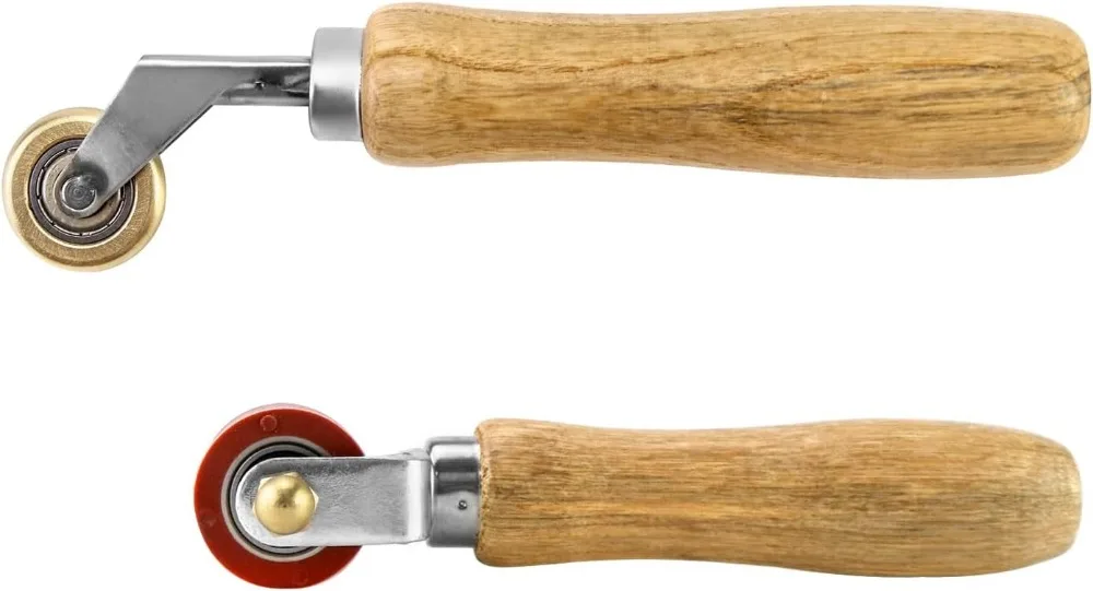 Seam Roller Set: Silicone & Brass for Clean Seams