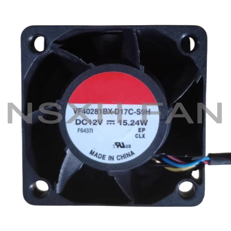 

VF40281BX-D17C-S9H 12V 15.24W 40x40x28mm 4-Wire Server Cooling Fan