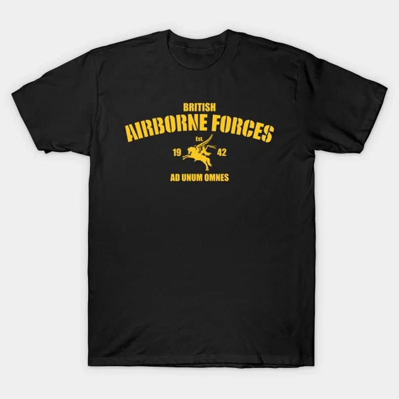 

British Airborne Forces Parachute Regiment T-Shirt 100% Cotton O-Neck Summer Short Sleeve Casual Mens T-shirt Size S-3XL