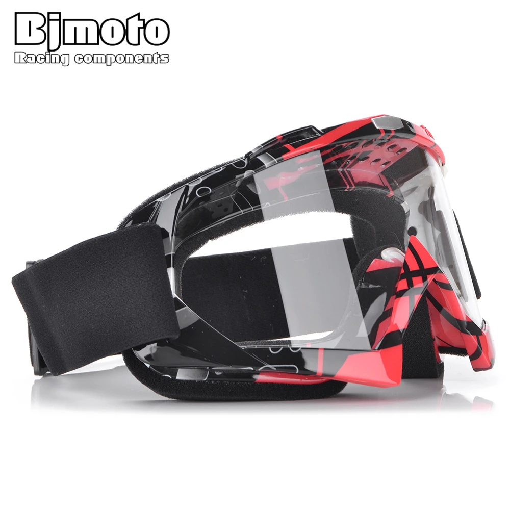 BJMOTO Motocross Goggles Gafas Sport Racing Motorcycle Glasses Sunglasses For Dirt Bike ATV Off Road Moto Helmet