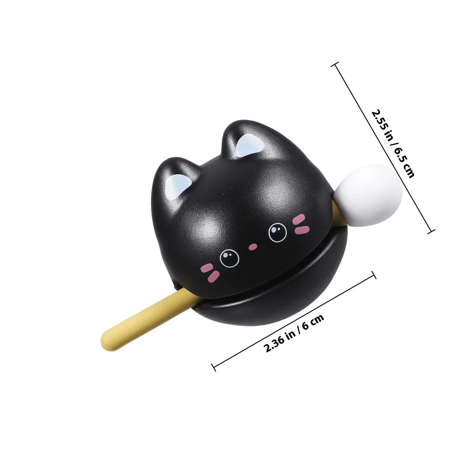 1Set Cartoon Wooden Fish Percussion Instrument Cute Desk Accessory for Workplace Decompression Yoga Dance Music Therapy
