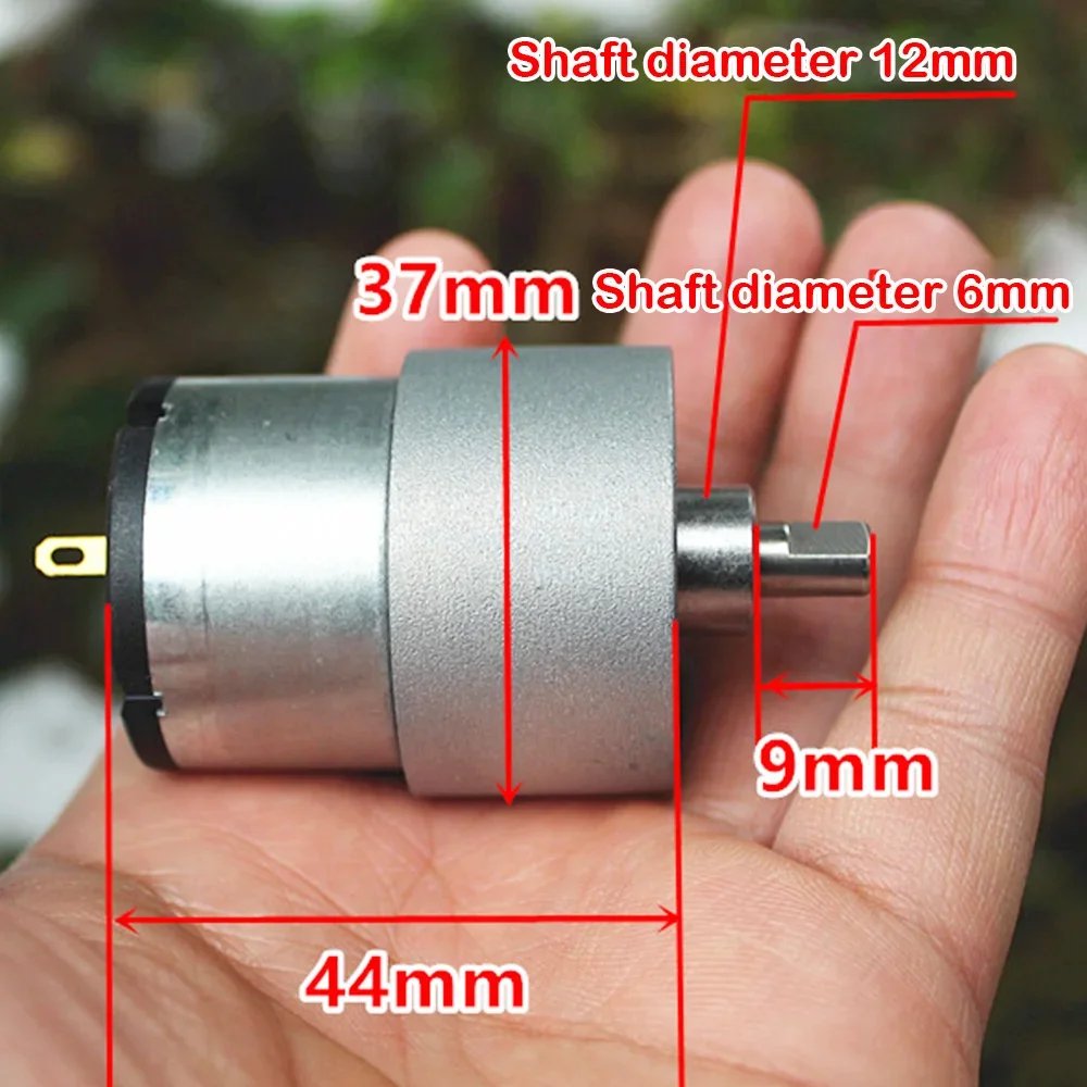 200RPM-400RPM Low Speed Gear Motor DC 3.7V 6V Micro Gearbox Motor Electric Mini All Metal Gear Reducer Low Noise Large Torque