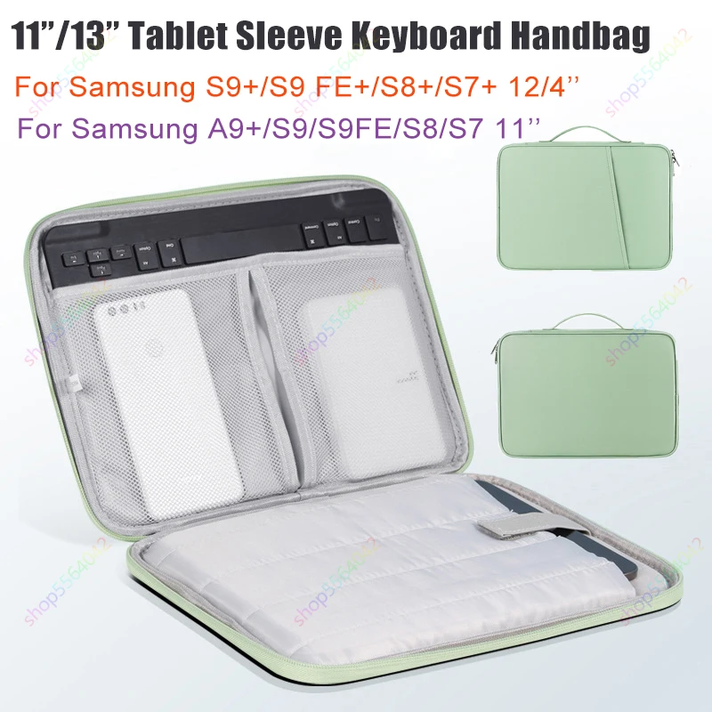 Tablet Sleeve Handbag Case for Samsung Galaxy Tab A9 Plus 11 Inch S9 S8 S7 Keyboard Bag Samsung S9 S8 S7 Plus FE 12.4 Pouch Bag