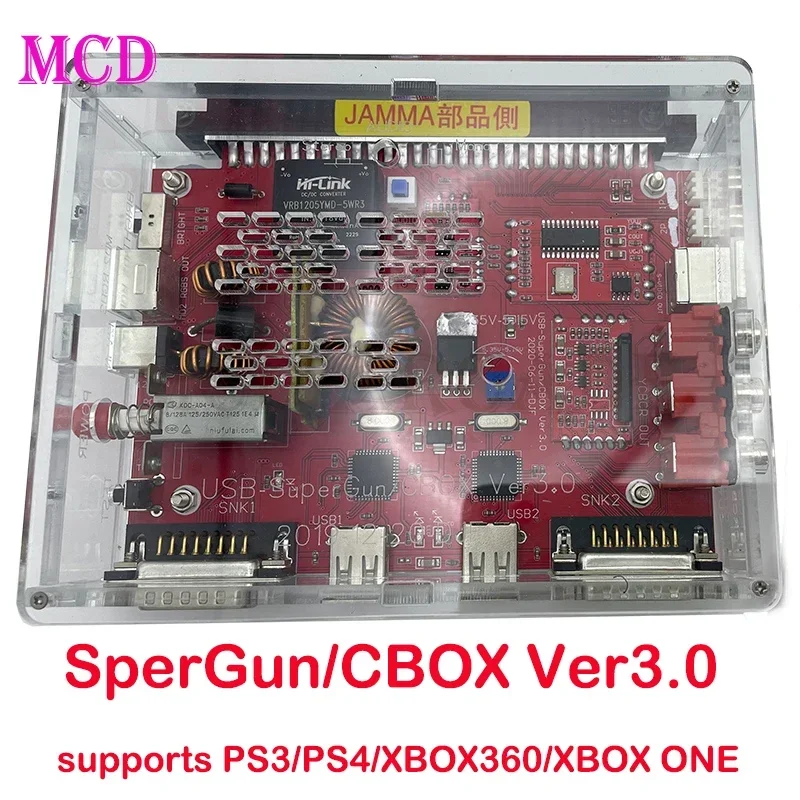 SperGun/CBOX Ver3.0 Supports/PS4//ONE Controller And Joystick Arcade Board/SNK/IGS Deck USB Interface