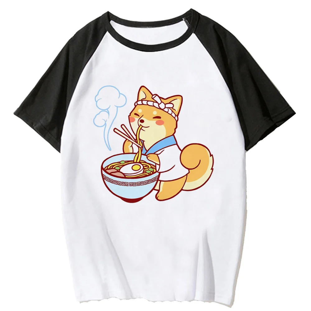 Shiba Inu t shirt women harajuku t shirt girl 2000s clothes