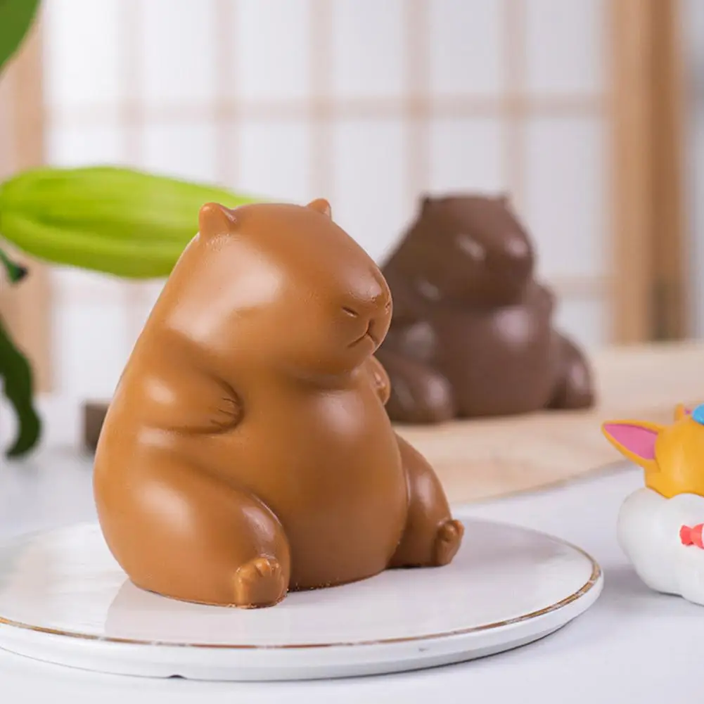 2024 New Cute Capybara Milk Jelly Silicone Mold Pudding Capybara Dolphin Pudding Silicone Mould Home Baking Accessories