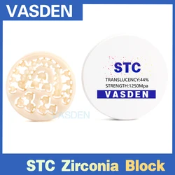 Vasden STC B1 B2 B3 Color Zirconia Disc Dental Lab Materials CADCAM Blank Preshaded Zirconium Disk Ceramic 98mm Zirconia  Block