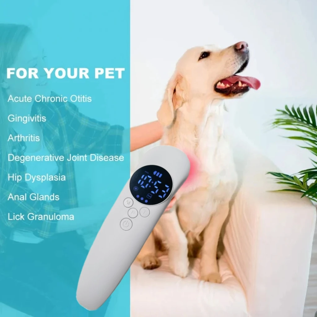 جهاز ليزر بارد احترافي من COZING بقدرة 520 ميجاوات 650 نانومتر × 14 + 808 نانومتر × 3 صمامات لتخفيف آلام الرأس الحادة والمزمنة