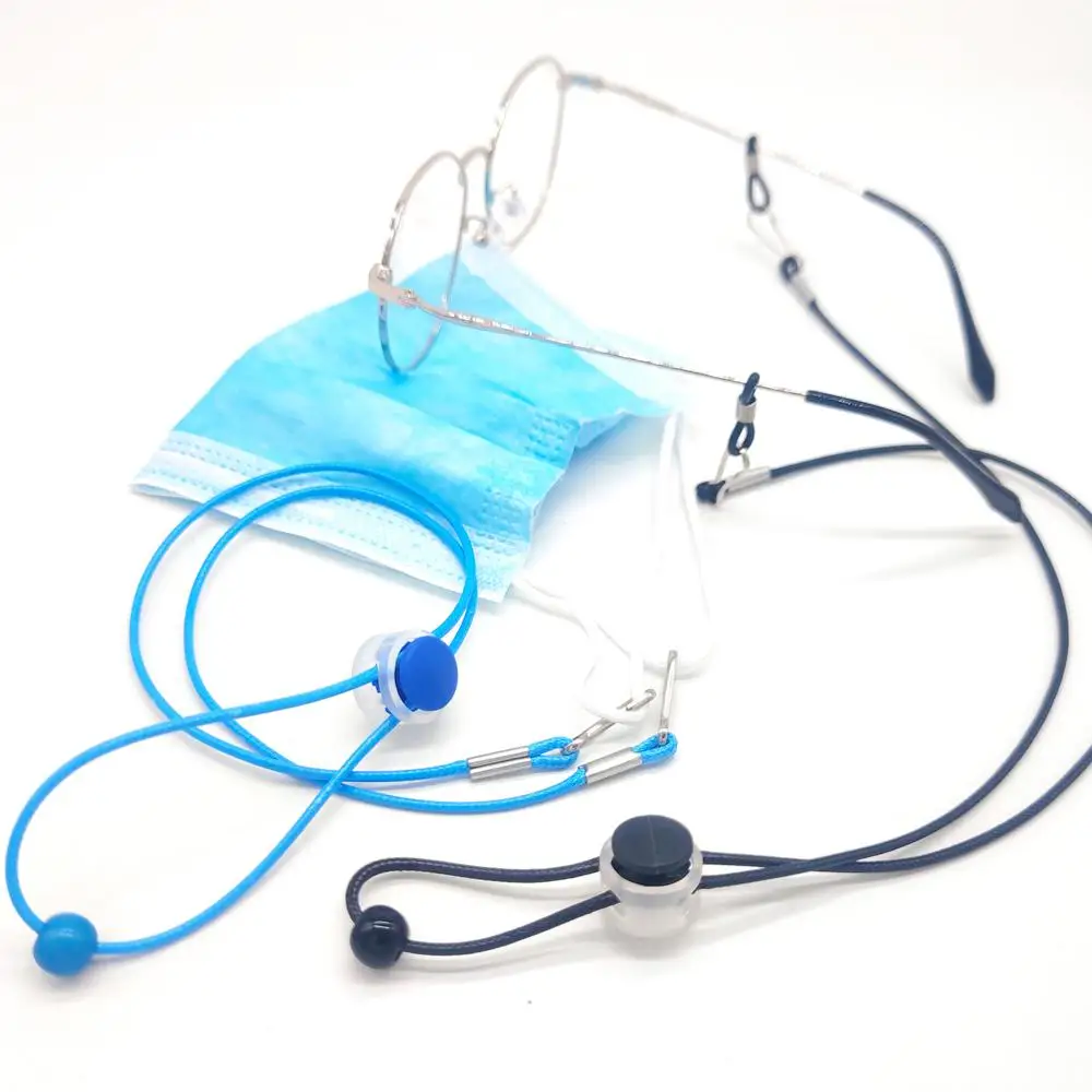 Face Mask Rope Adjustable Lanyard Mask Glasses Holder  Traceless Ear Hanging Rope Two Hooks