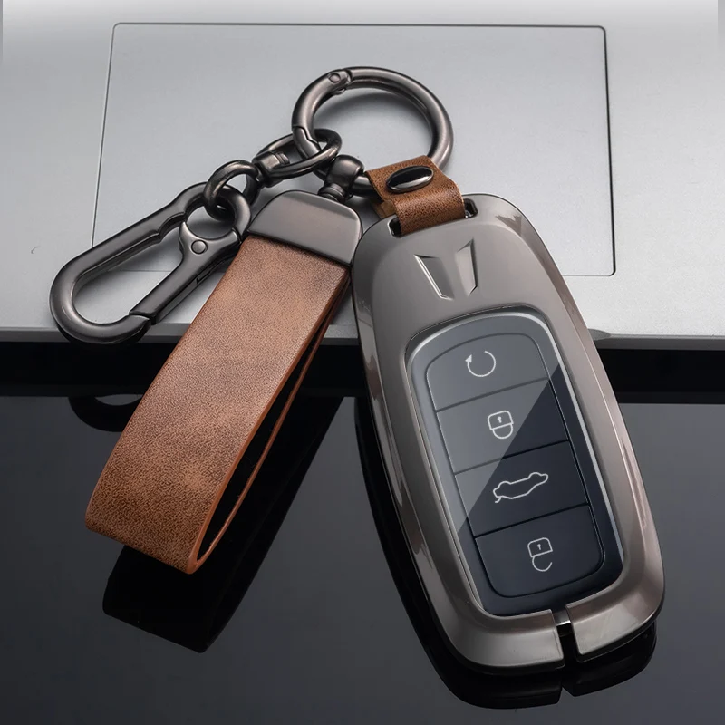 

Metal Car Key Case Cover For Chery Tiggo 8 Pro Tiggo 8plus New 5 plus 7pro Chery Tiggo 7 Pro Max Omoda 5 C5 Modod Protector Fob