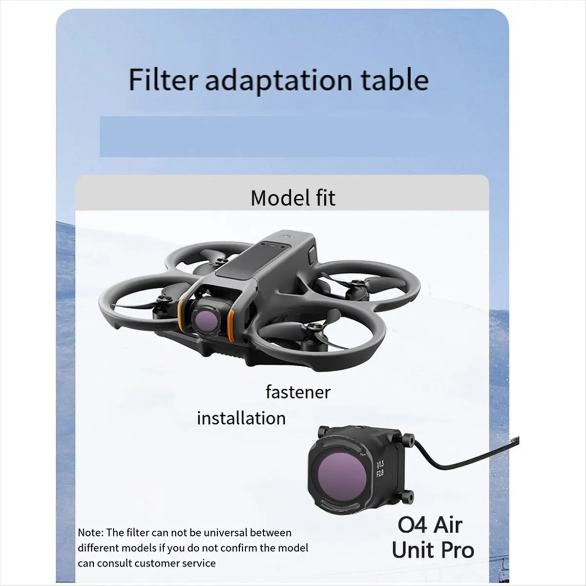 A72Z For O4 Air Unit Pro Filter Set CPL ND8/16 Camera Protection Lens Filter for O4 Air Unit Pro/Avata2 Drone Accessories