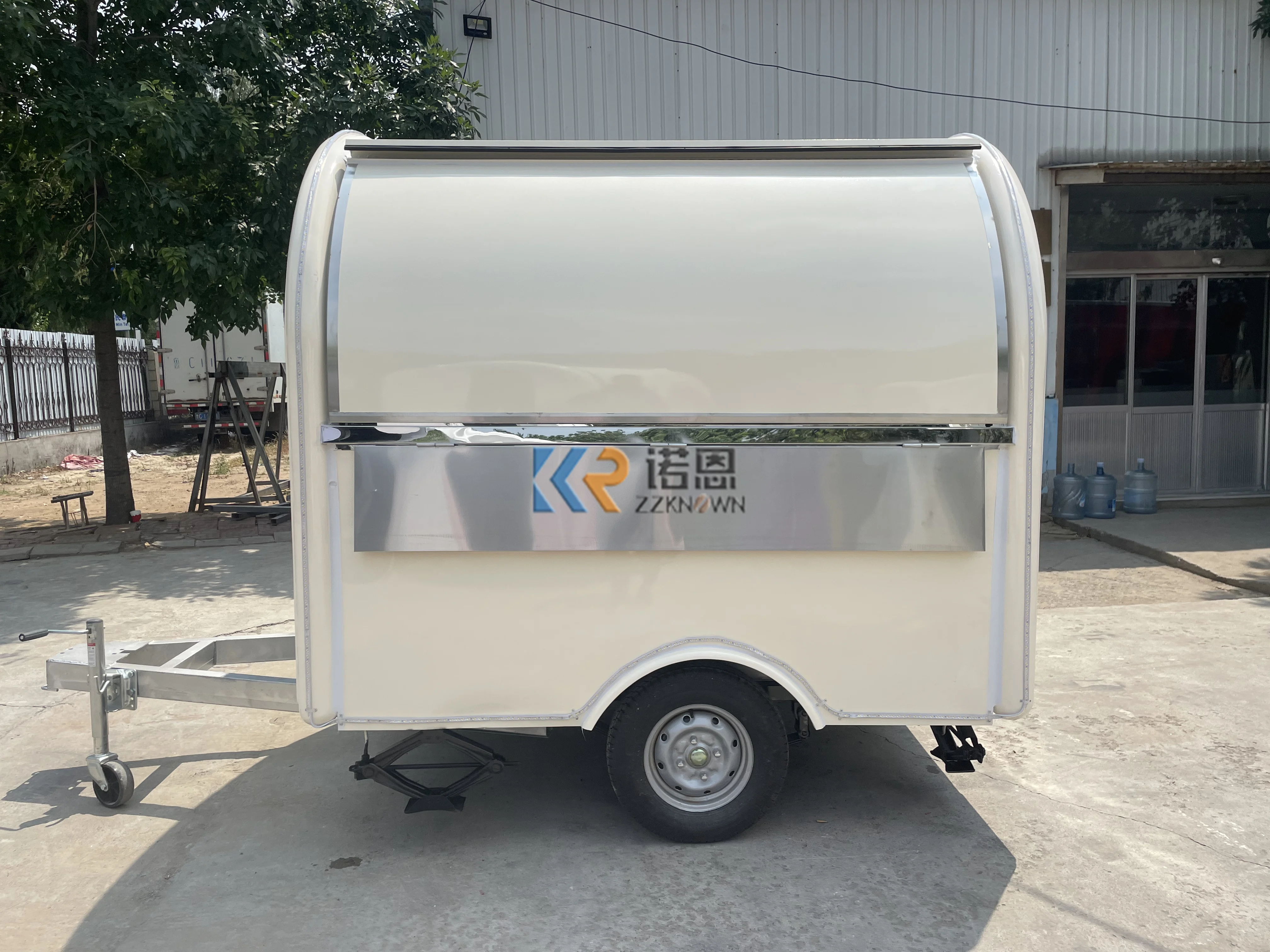 KN-220B Usa Vin Geregistreerde Mobiele Food Trailer Hotdog Food Trucks Met Volledige Keuken Inklapbare Food Kar Koffie Trailer Bar