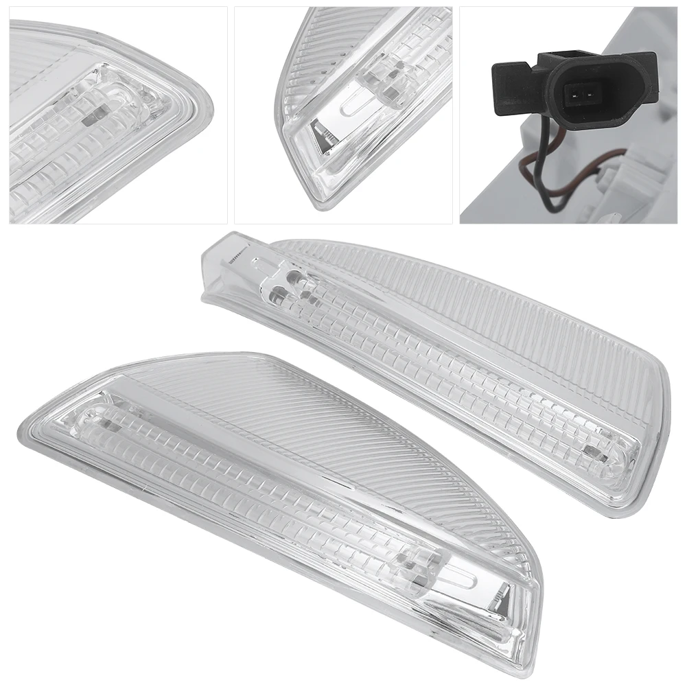 زوج مرآة الرؤية الخلفية بدوره مصباح إشارة A2048200821 صالح لمرسيدس بنز W164 ML300 ML450 ML500 W204 C250 C300 C350 08 ‐ 14